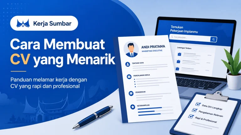 Cara Membuat CV yang Menarik untuk Melamar Kerja di Sumbar